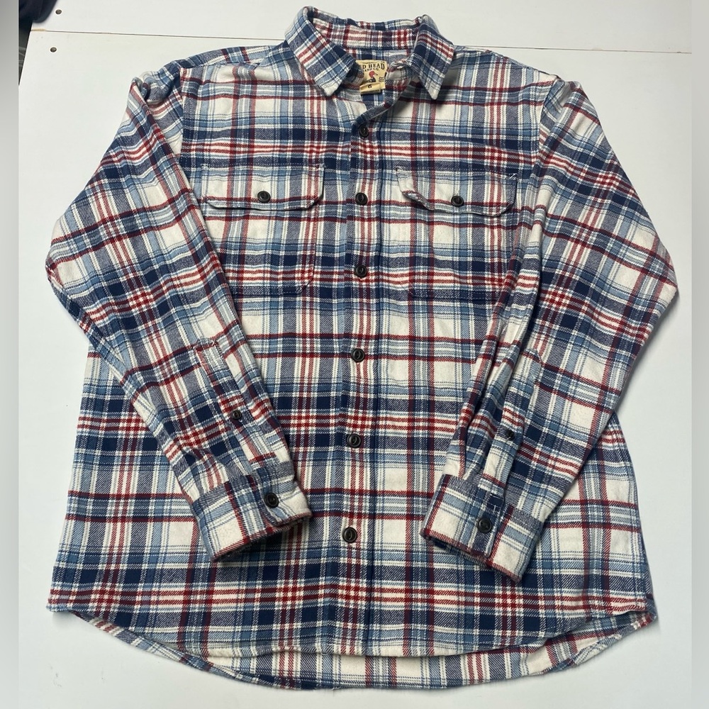 Red Head Brand Flannel Shirt - large